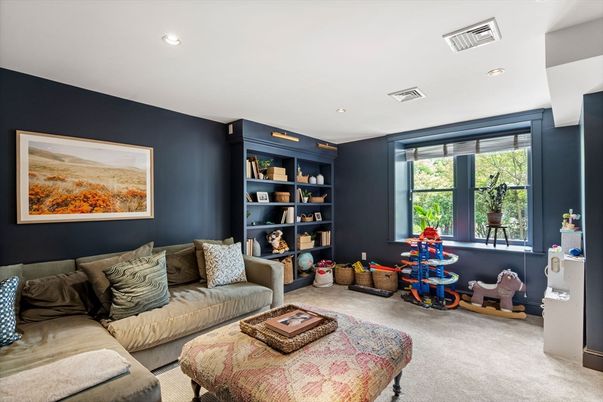 Interior, Living room, Recessed Lighting