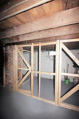 Interior, Stone Walls, Wooden Beams