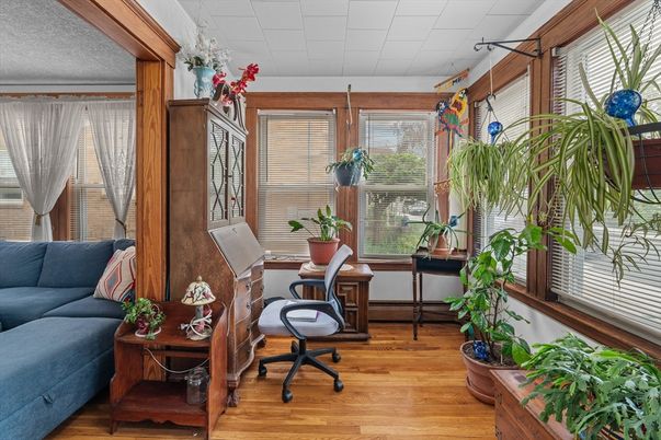 Home Office, Interior, Wood Texture Flooring