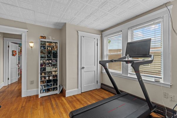 Fitness Equipment, Interior, Wood Texture Flooring