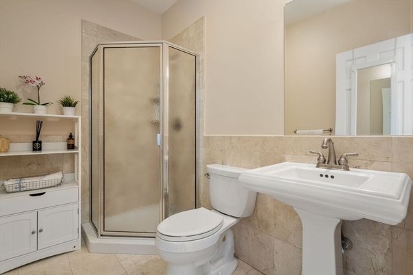 Bathroom, Glass Shower, Interior