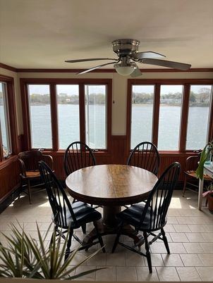 Dining room, Interior, Water