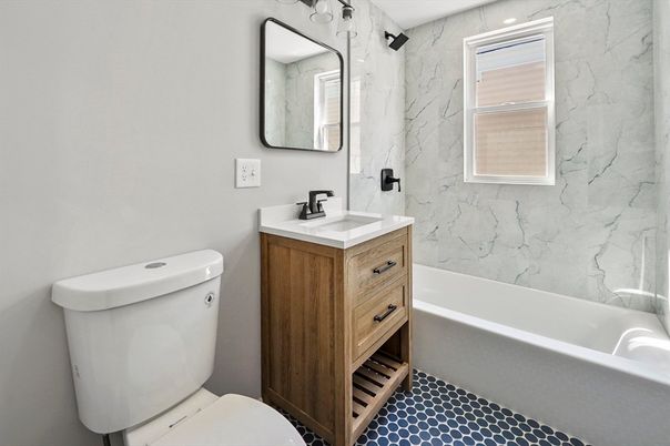 Bathroom, Interior, Marble Walls