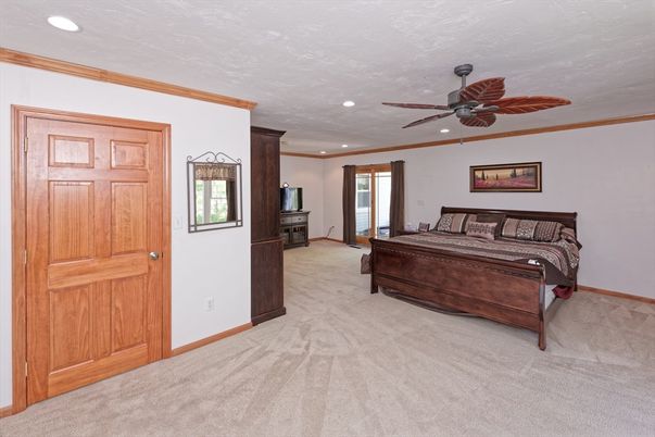 Bedroom, Interior, Recessed Lighting