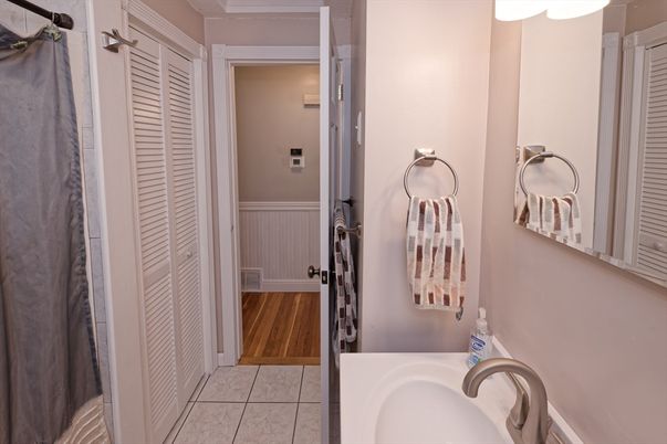 Bathroom, Interior, Wood Texture Flooring