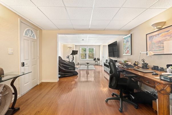 Home Office, Interior, Wood Texture Flooring