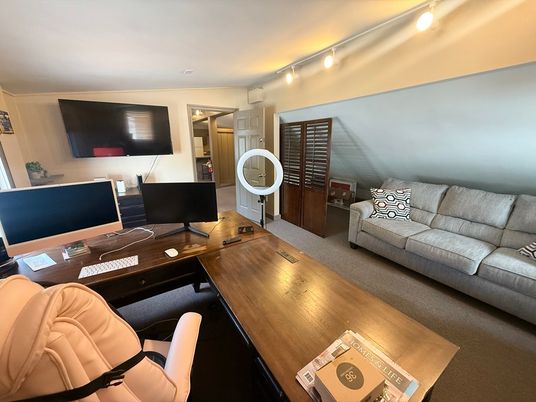 Home Office, Interior, Wood Texture Flooring