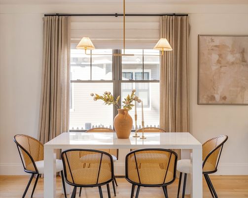 Dining room, Interior, Wood Texture Flooring