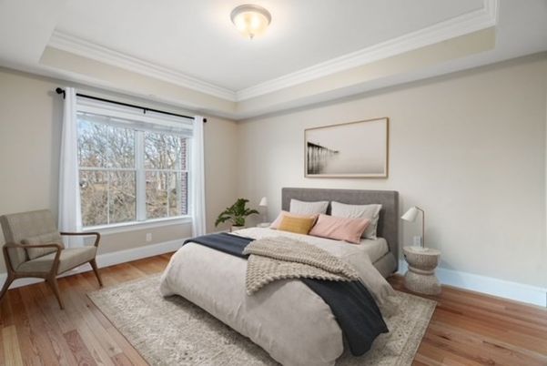 Bedroom, Interior, Wood Texture Flooring