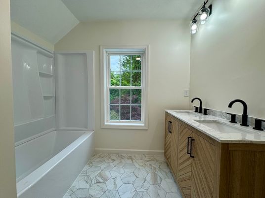 Bathroom, Dual Sink Vanities, Interior, Marble