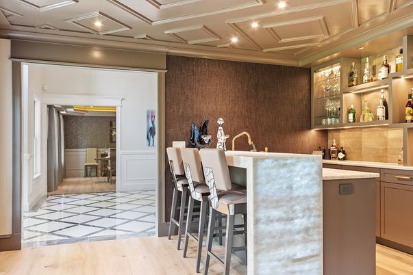 Interior, Recessed Lighting, Wood Texture Flooring