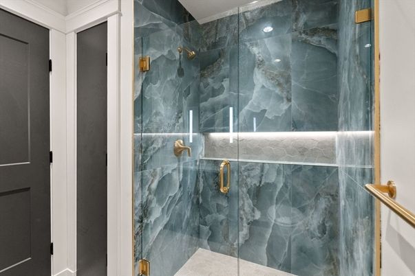 Bathroom, Glass Shower, Interior