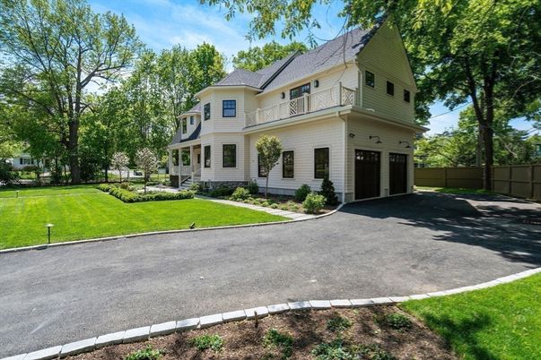 Attached, Backyard, Exterior, Facade, Farmhouse