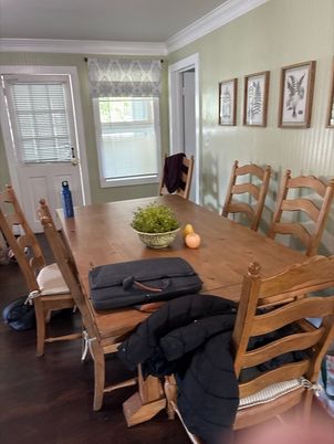 Dining room, Interior, Wood Texture Flooring