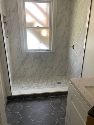 Bathroom, Interior, Marble Walls