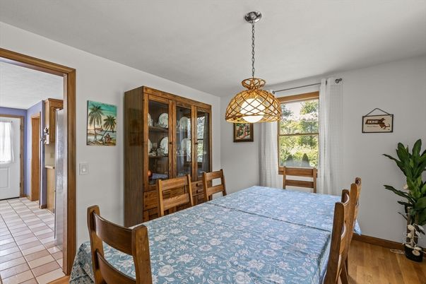 Dining room, Interior, Pendant Lights
