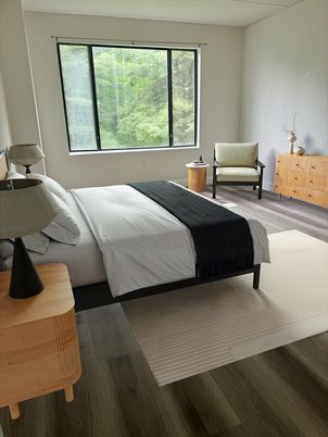 Bedroom, Interior, Wood Texture Flooring
