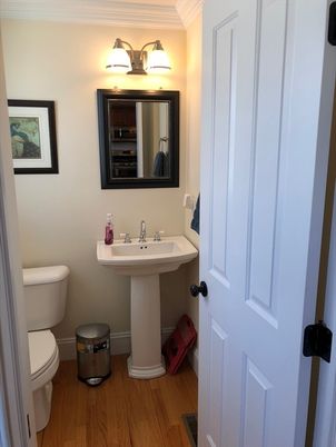 Bathroom, Interior, Wood Texture Flooring