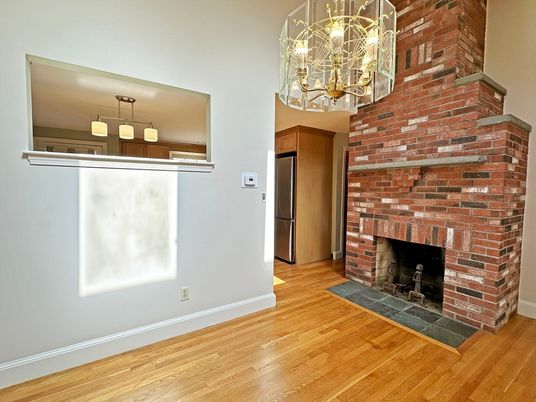 Fireplace, Interior, Stone Walls, Wood Texture Flooring