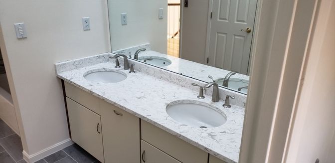 Bathroom, Dual Sink Vanities, Interior