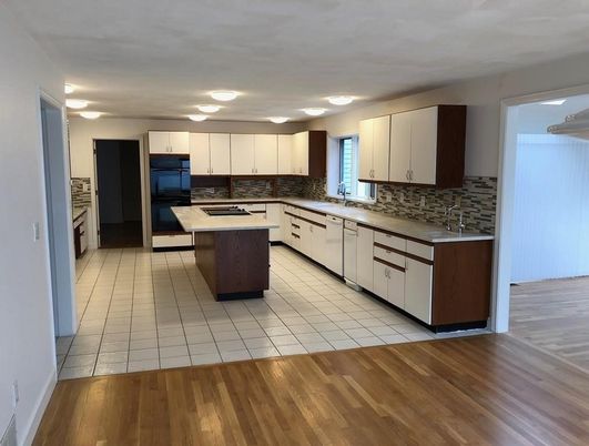 Interior, Kitchen, Wood Texture Flooring