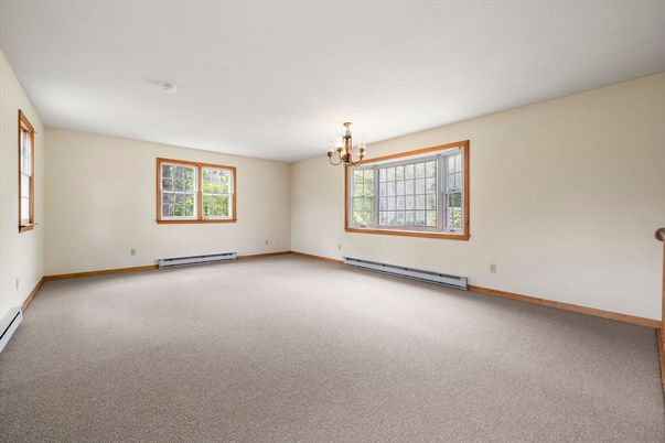 Chandelier, Empty room, Interior