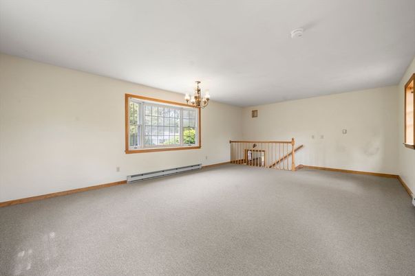 Chandelier, Empty room, Interior