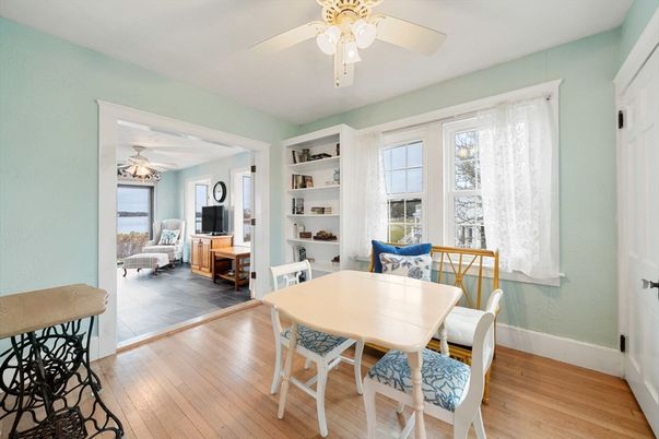 Dining room, Interior, Wood Texture Flooring