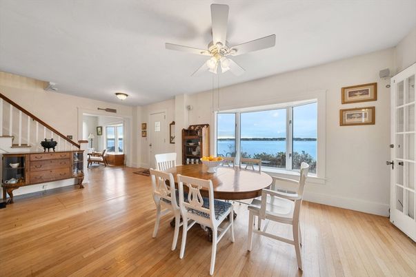 Dining room, Interior, Water, Wood Texture Flooring
