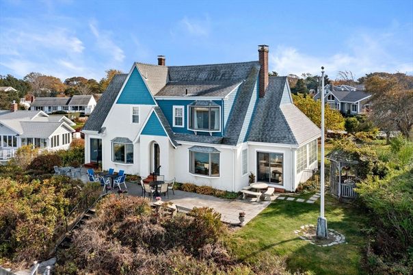 Backyard, Exterior, Facade, Solar Panels, Queen Anne Victorian