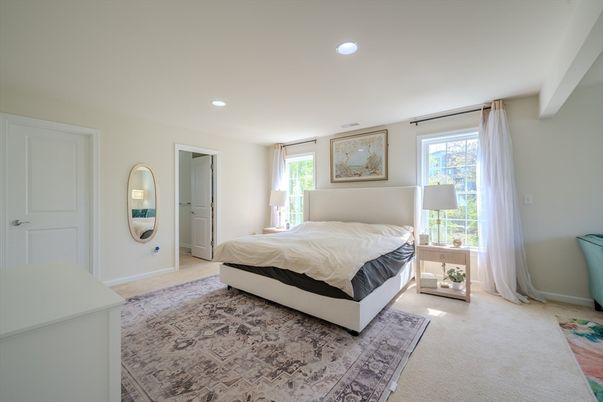 Bedroom, Interior, Recessed Lighting
