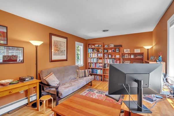 Home Office, Interior, Wood Texture Flooring