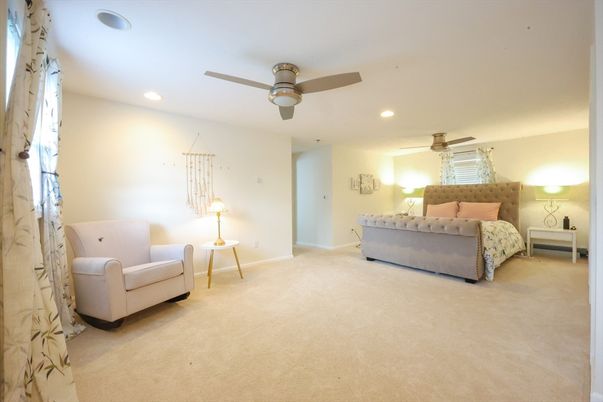 Bedroom, Interior, Recessed Lighting