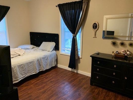 Bedroom, Interior, Wood Texture Flooring
