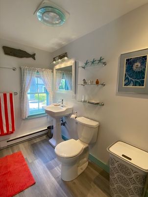 Bathroom, Interior, Wood Texture Flooring
