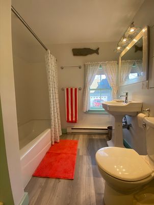 Bathroom, Interior, Wood Texture Flooring