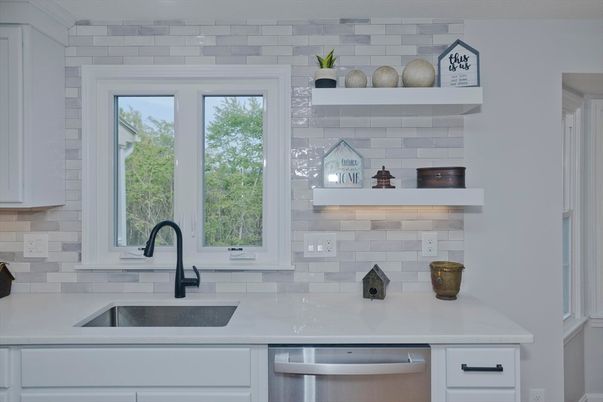 Interior, Kitchen, Stainless Steel Appliances, Stone Walls