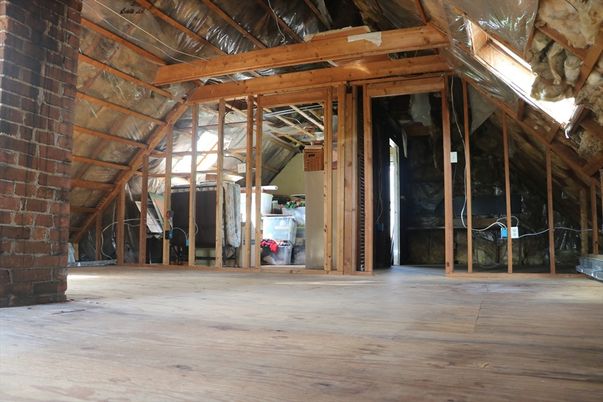 Interior, Stone Walls, Wooden Beams, Wood Texture Flooring