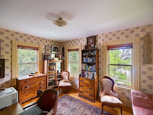 Home Office, Interior, Wood Texture Flooring