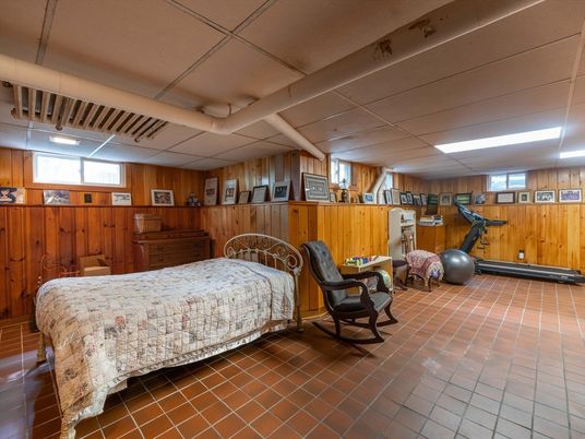 Bedroom, Fitness Equipment, Interior, Wooden Walls