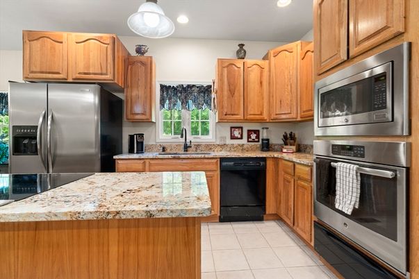 Interior, Kitchen, Recessed Lighting, Stainless Steel Appliances