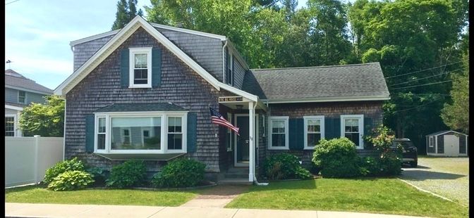 Exterior, Facade, Brick Traditional