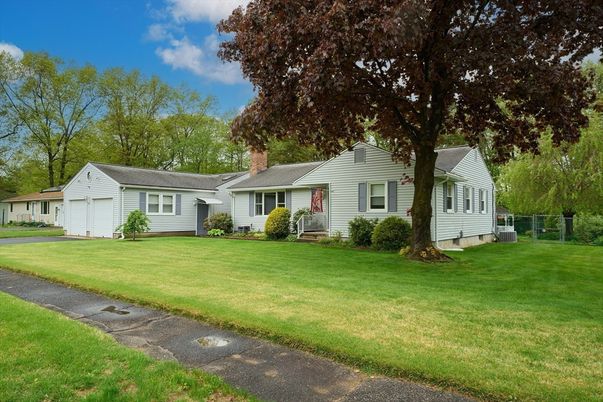 Attached, Backyard, Detached Garage, Exterior, Facade, Cape Cod