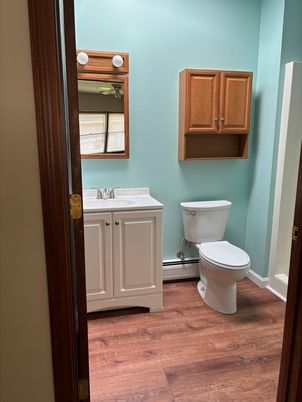 Bathroom, Interior, Wood Texture Flooring