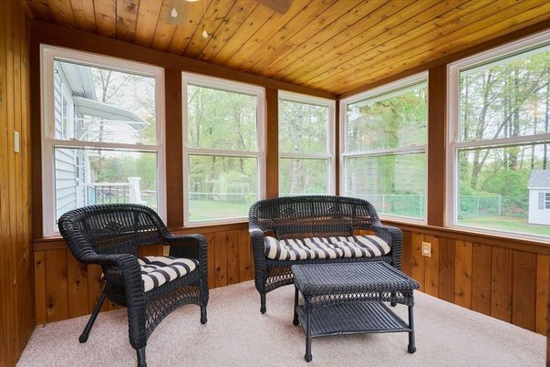 Interior, Sun Room, Wooden Ceilings