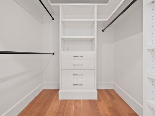 Interior, Walk-in Closets, Wood Texture Flooring