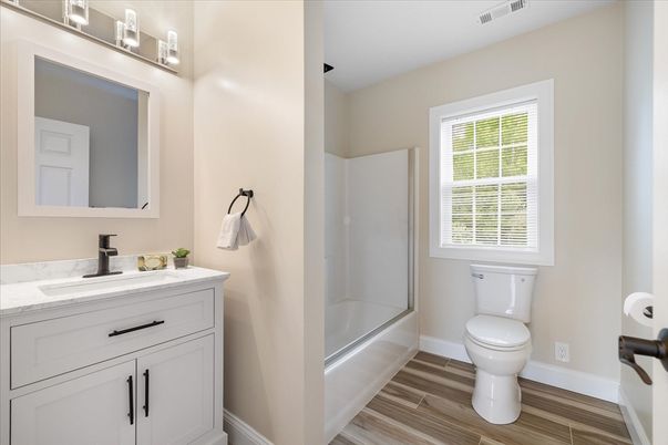 Bathroom, Interior, Wood Texture Flooring