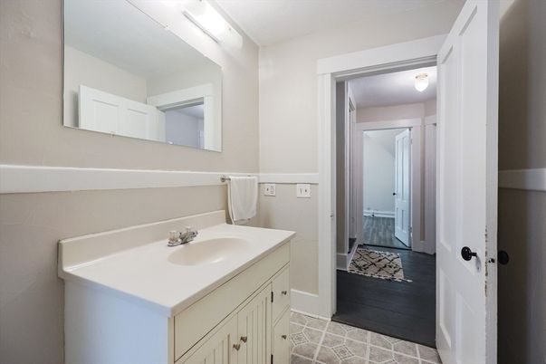 Bathroom, Interior, Wood Texture Flooring