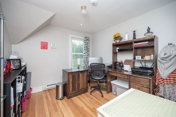 Home Office, Interior, Wood Texture Flooring