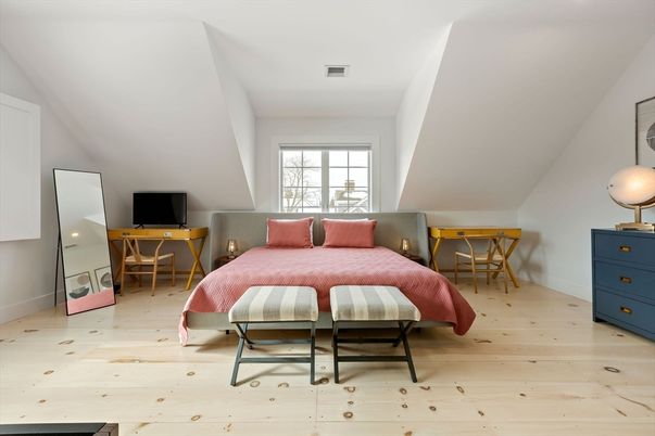 Bedroom, Interior, Wood Texture Flooring